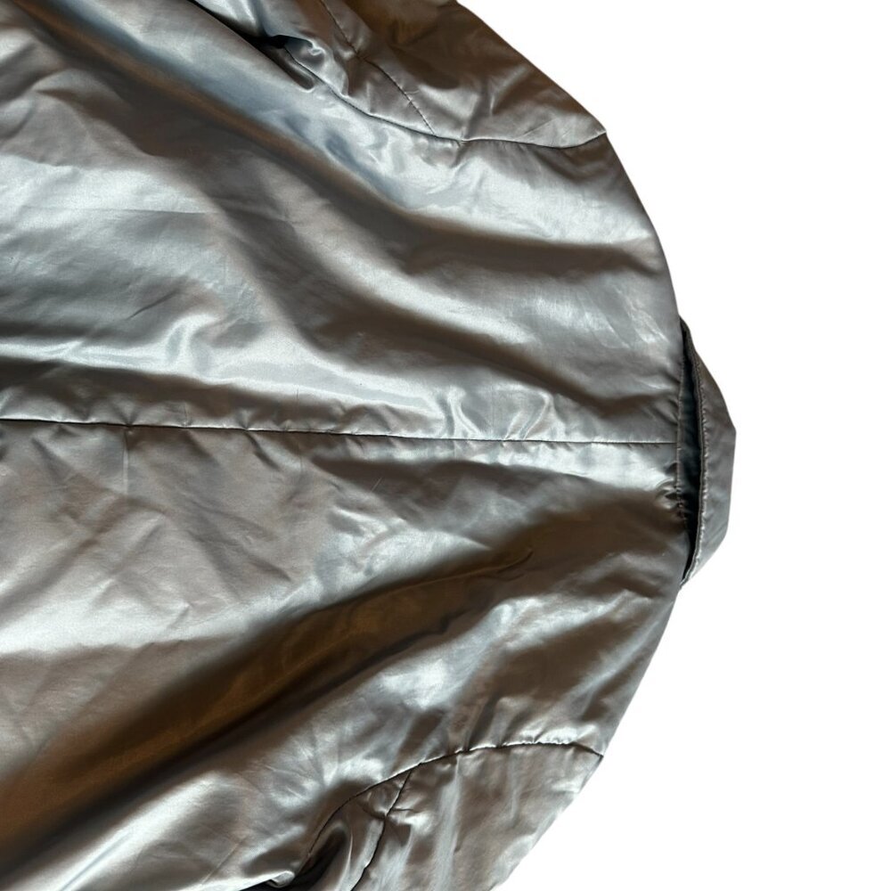 Zara Basic Zip-Down Jacket Coat Dark Grey Casual … - image 7